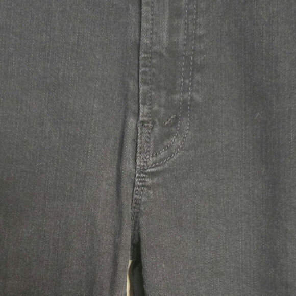 Mother Black Stunner Zip Ankle Step Fray Ladies Skinny Jeans Size 25 - Picture 11 of 13